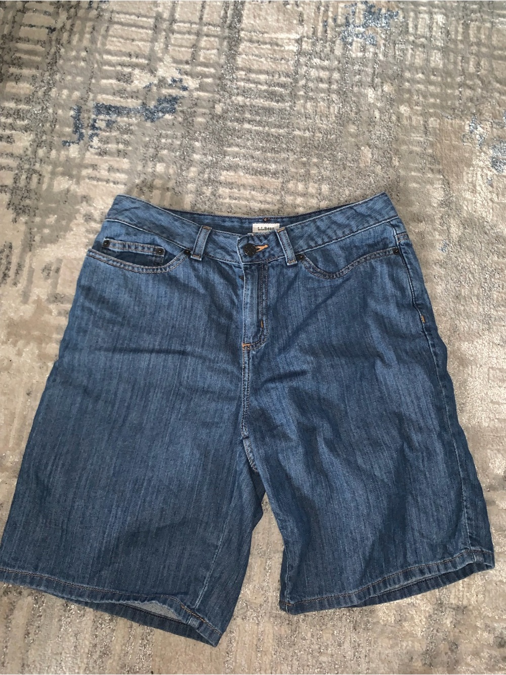 L.L. Bean Women's Blue Denim Shorts